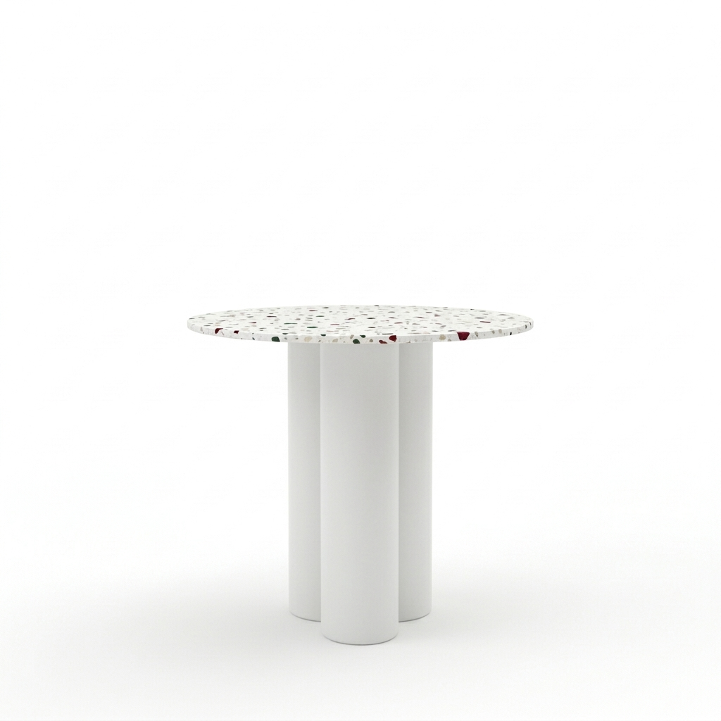 Tube Cafe Off White Terrazzo