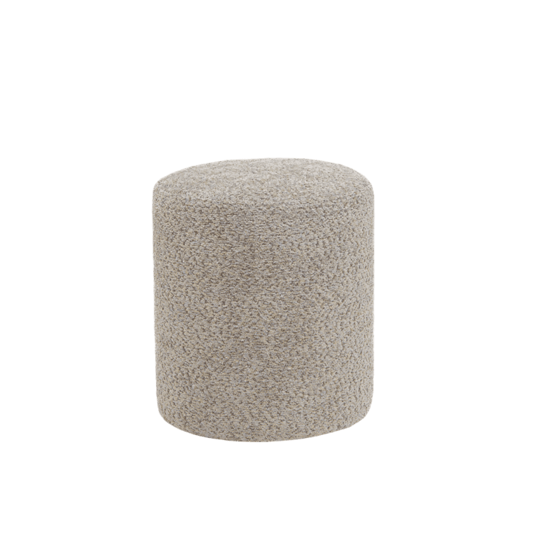 Leo Pouffe Small Violet Boucle