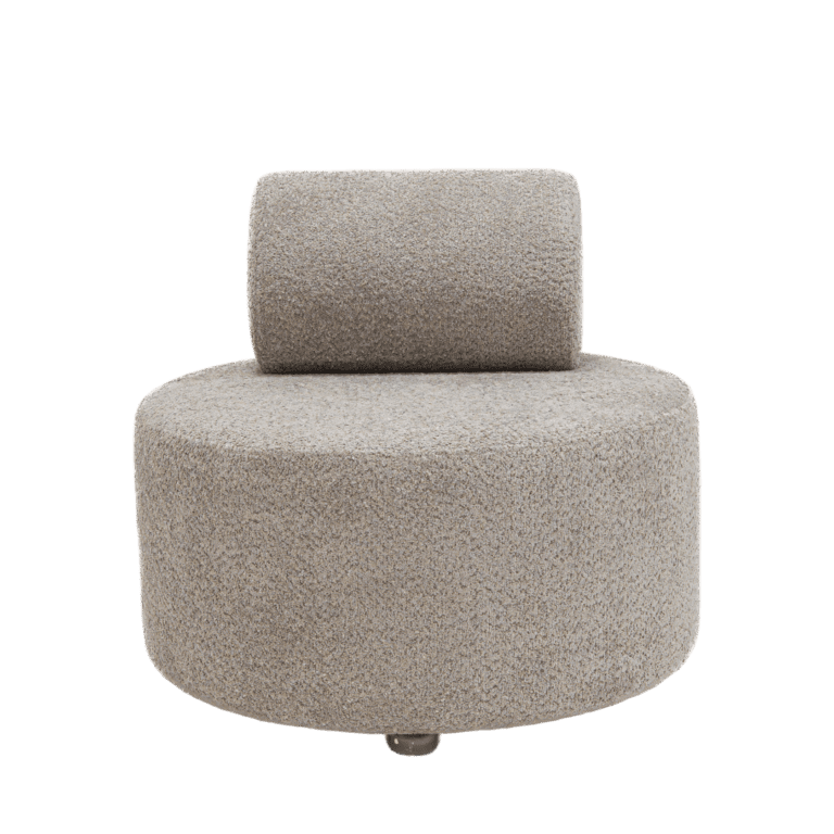 Leo Single Sofa Violet Boucle