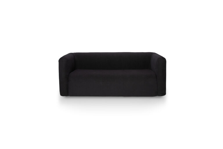 Milan Sofa Soft Black Boucle