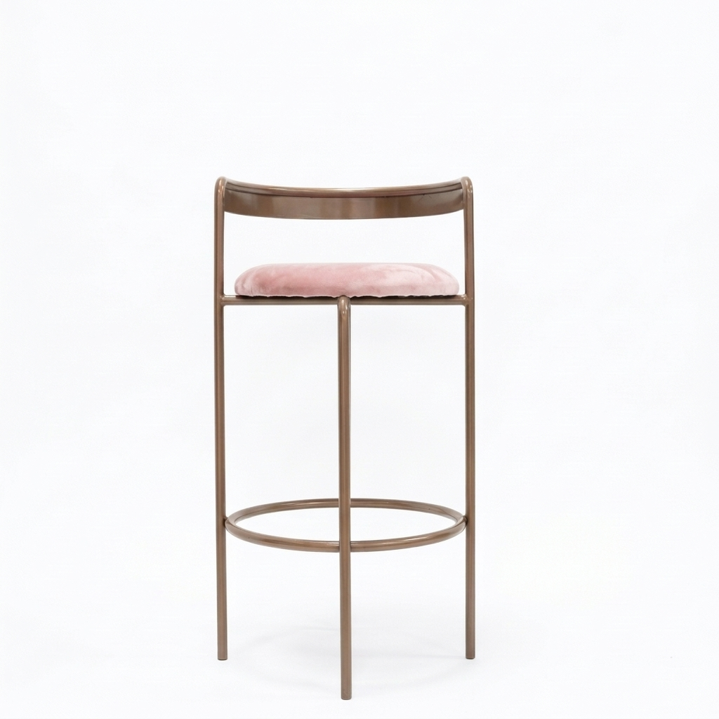 Palma High Bronze Pink Velvet