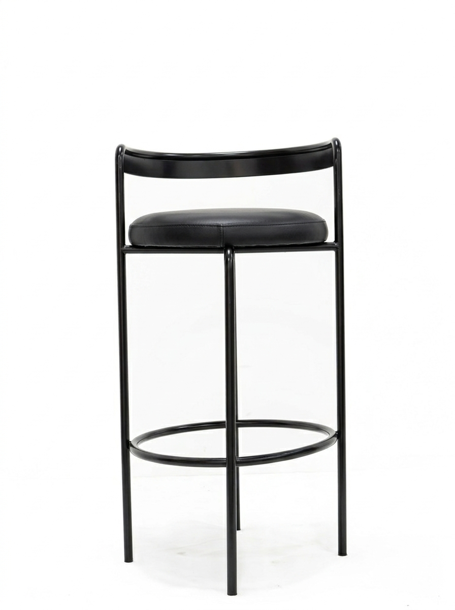 Palma High Black Black Leather