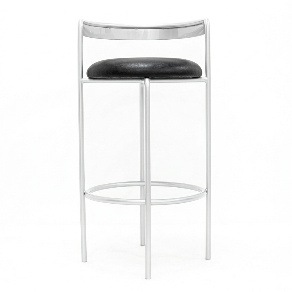Palma High White Black Leather